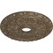Ekena Millwork Spring Leaf Ceiling Medallion (Canopies up to 5 5/8"), 19 7/8"OD x 3 5/8"ID x 1 1/4"P, Warm Silver CM19SPWSS - alternate 2